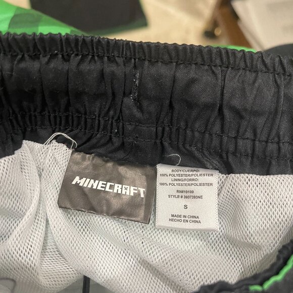 Minecraft Boys size small pool/beach top & swim trunks - Picture 7 of 8